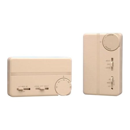 Peco Fan Coil Thermostat With Cool-On-Off Switch, 3-Speed Control and Wire Leads 68604